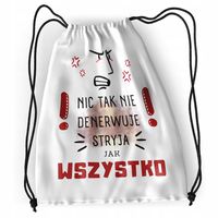 Plecak Dla Stryja Sportowy Szkolny Worek Torba Z Nadrukiem Ze Zdjęciem