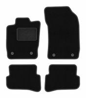 Dywaniki welurowe LUX Audi A1 8X 2010- hatchback czarne AV2