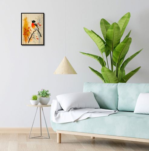 Plakat 29,7x42cm Jesienny Rudzik na Arena.pl