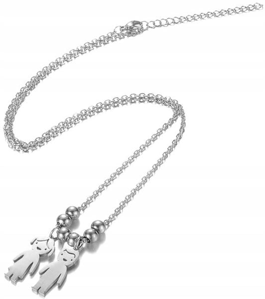 Naszyjnik Stal Chirurgiczna Dzieci Srebrny 316L zdjęcie 5