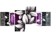 140CM 70 OBRAZ PIĘKNE SREBRO ŚCIENNY