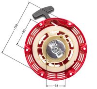 Rozrusznik agregatu chińskiego Lifan Kipor Loncin Zongshen 168 metalowe zabieraki T4 NZ558