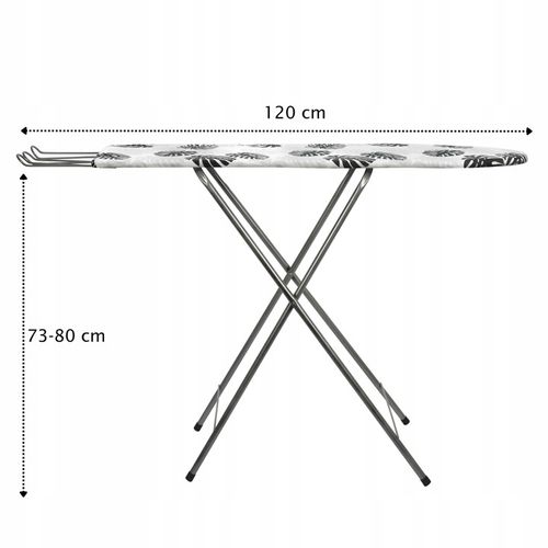 DESKA DO PRASOWANIA Z UCHWYTEM NA ŻELAZKO 100 X 30 STABILNA SKŁADANA na Arena.pl