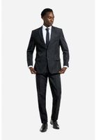 OPPOSUITS Garnitur męski z krawatem, czarny kolorowy brokat, na imprezę r52