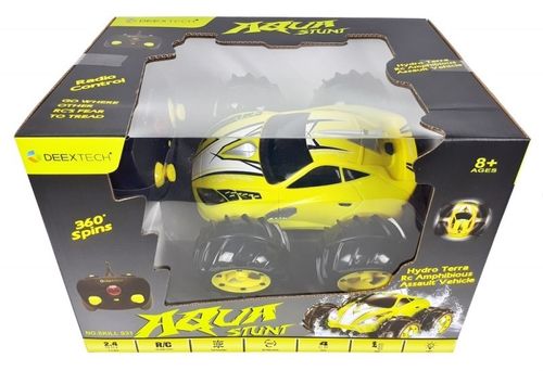 AUTO SAMOCHÓD AMFIBIA STEROWANY Z PILOTEM RC AQUA STUNT na Arena.pl