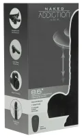 naked addiction rotating & thrusting 23cm - silikonowy model z pilotem
