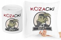 Dla Brata Zestaw Poduszka + Skarbonka Prezent Z Nadrukiem Ze Zdjęciem