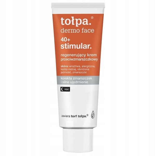 TOŁPA Krem przeciwzmarszczkowy ujędrniający wygładzający na noc 40+ 40 ml zdjęcie 2