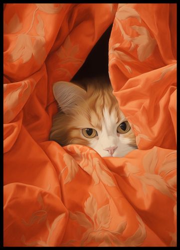 Plakat 50x70cm Ukryty Kot na Arena.pl