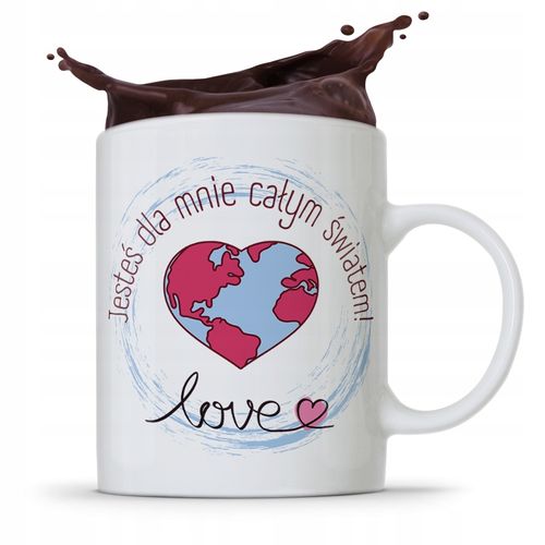 Kubek Prezent Na Walentynki Love Z Nadrukiem Ze Zdjęciem na Arena.pl