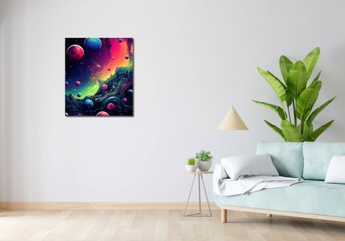 Obraz 60x70cm Kalejdoskop Galaktyk na Arena.pl