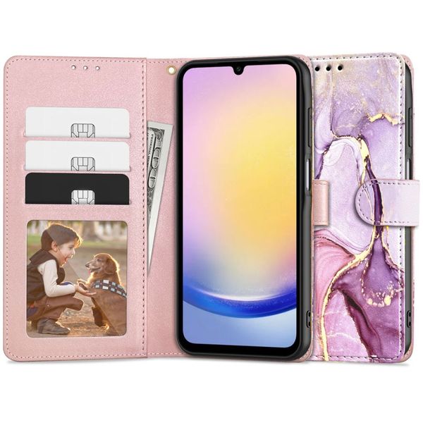 TECH-PROTECT WALLET GALAXY A25 5G MARBLE zdjęcie 1