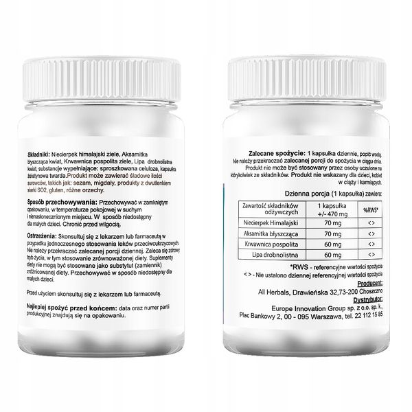 Na wzrok kapsułki Opticren 30 szt zdjęcie 2