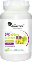 OPC exGrapeSeeds 400 mg x 100 vege caps. Aliness Polifenole Krążenie