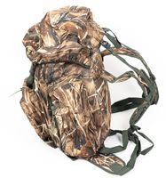 Duży plecak myśliwski Grzępa wzór liście i gałęzie - szyty w Polsce