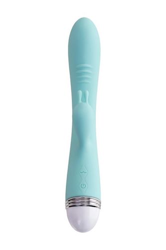 Vibrator With Clitoral Stimulator Flovetta By Toyfa Iris, Silicone, Mint, na Arena.pl