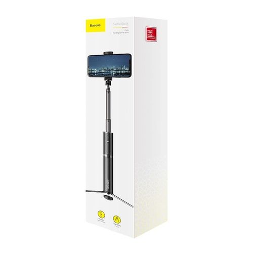 Selfie stick, statyw Bluetooth Baseus (czarno-czerwony) na Arena.pl