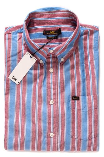 LEE BUTTON DOWN DIPPED BLUE L880NELA M na Arena.pl