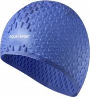 CZEPEK PŁYWACKI SILIKONOWY NA DŁUGIE WŁOSY BASEN DO PŁYWANIA Aqua-Sport