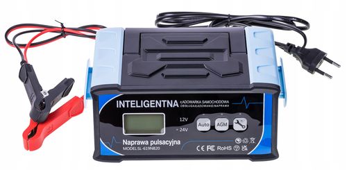 Prostownik Samochodowy do Akumulatorów 24V 12V 11A AGM START-STOP na Arena.pl