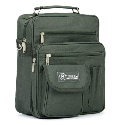 torba męska do pracy a4 bellugio - ciemnozielona na Arena.pl