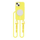 tech-protect magnecklace magsafe iphone 15 canary yellow