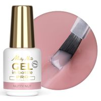 Żel budujący w butelce z pędzelkiem MollyNails Pro Salon Nutty Nut 15g