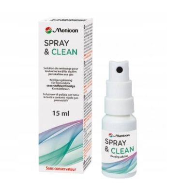 Menicon Spray&Clean do soczewek twardych 15ml zdjęcie 1