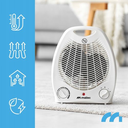 FARELKA TERMOWENTYLATOR GRZEJNIK ELEKTRYCZNY TERMOSTAT 2000W MAŁY na Arena.pl