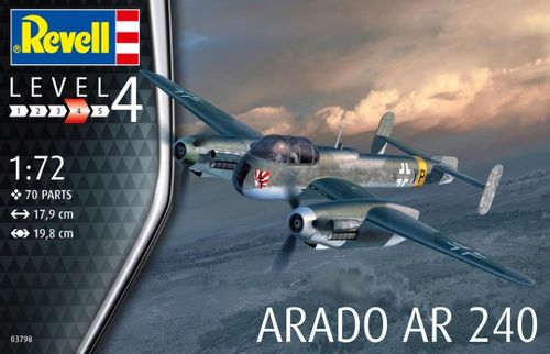 Model plastikowy Arado AR-240 1/72 na Arena.pl