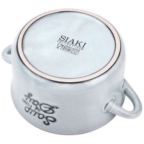 Miska Bulionówka Miseczka na Zupę Gulasz Płatki z Uszami Uchwytami 600 ml na Arena.pl