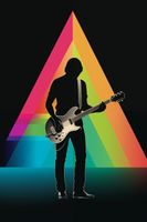 Plakat 40x60cm Pryzmat przez Gitarę