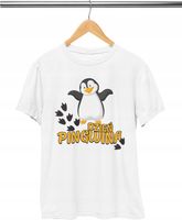 KOSZULKA DZIECIĘCA T-SHIRT - DZIEŃ PINGWINA PINGWIN - M 134-140