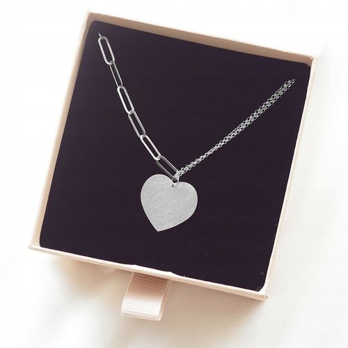 NASZYJNIK SREBRNY Z SERCEM na Arena.pl