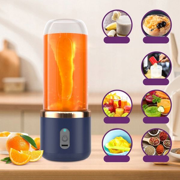 MINI BLENDER DO SMOOTHIE FRESH JUICE O POJEMNOŚCI 400ML, ŁADOWANY PRZEZ USB zdjęcie 4