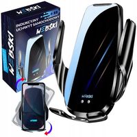 UCHWYT NA TELEFON KRATKĘ SZYBĘ KOKPIT DO SAMOCHODU ŁADOWARKA INDUKCYJNA 15W