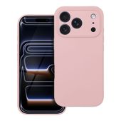 Futerał SILICONE 2mm do IPHONE 17 Pro kompatybilny z MagSafe pudrowy róż