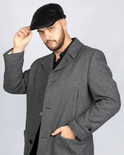 KASZKIET Męski Alessio Stylowy Elegancki IVY CAP Jesień Zima RETRO na Arena.pl