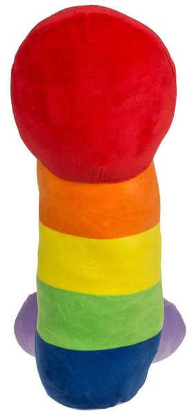 Rainbow Pluszowy Mały Penisek Do Ściskania 30 Cm Prezent zdjęcie 6