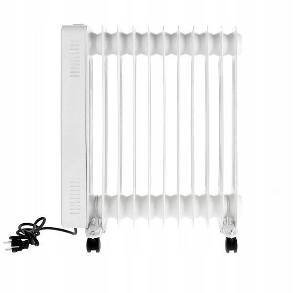 Grzejnik olejowy elektryczny Mission Air OSLO white 2500W biały WIFI TIMER zdjęcie 8