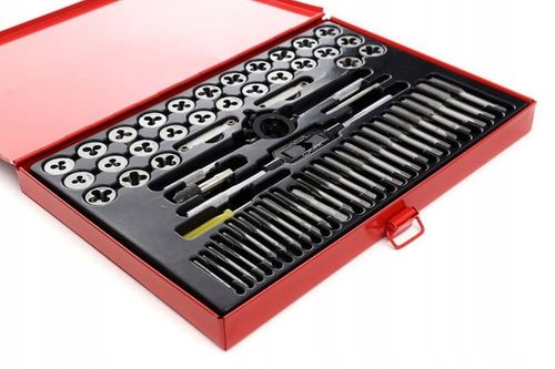 ZESTAW KOMPLET NARZYNEK I GWINTOWNIKÓW KALIBROWNIKI M3-M12 60EL WALIZKA na Arena.pl