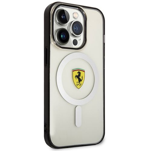 Etui Ferrari do iPhone 14 Pro Max, Przezroczysty MagSafe na Arena.pl