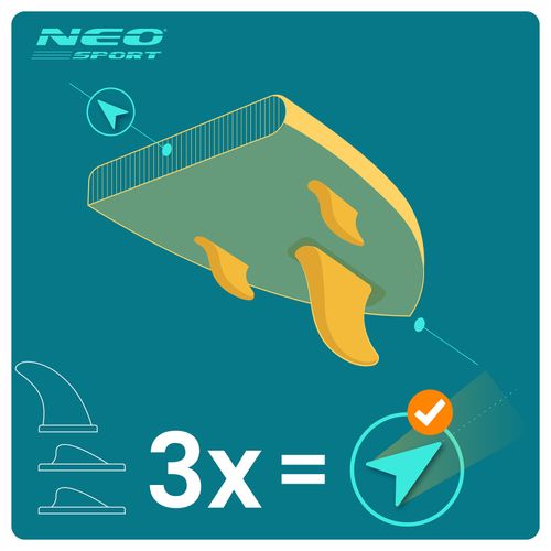 Deska SUP Aquasurf 320 x 81 x 15 cm Neo-Sport 170005 na Arena.pl