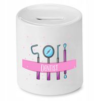 Skarbonka Dla Dentysty Dentist Prezent Z Nadrukiem Ze Zdjęciem