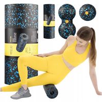 ZESTAW EPP ROLLER WAŁEK PIŁKA DUOBALL DO ĆWICZEŃ MASAŻU ROLOWANIA MIĘŚNI