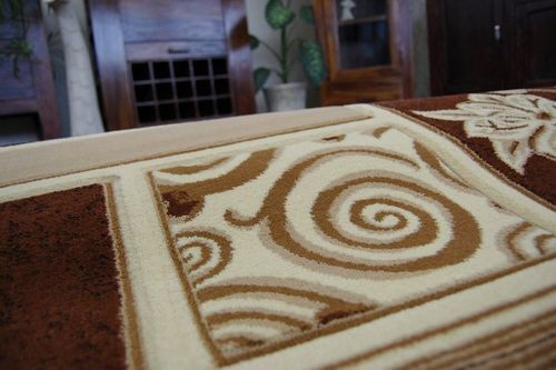 Dywan HEAT-SET DEKOR 005 brąz na Arena.pl