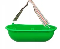 Pojemnik siewka do rozsiewu nawozu trawy z paskiem