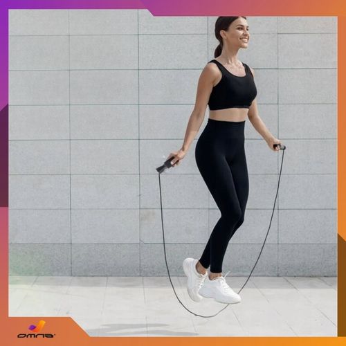 Zestaw do ćwiczeń w domu siłowych roller skakanka mata ekspander ściski 7w1 na Arena.pl