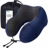 Poduszka Podróżna do Samolotu Turystyczna do Auta Rogal na Szyję Kark Głowę