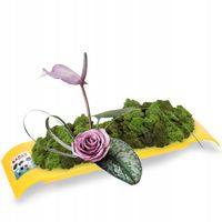 Doniczka Donica Osłonka Ikebana Kompozycja Żółta